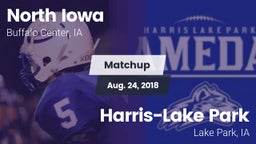 Matchup: North Iowa vs. Harris-Lake Park  2018