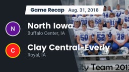Recap: North Iowa  vs. Clay Central-Everly  2018