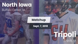 Matchup: North Iowa vs. Tripoli  2018