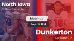 Matchup: North Iowa vs. Dunkerton  2018