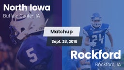 Matchup: North Iowa vs. Rockford  2018