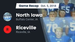 Recap: North Iowa  vs. Riceville  2018