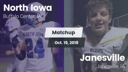 Matchup: North Iowa vs. Janesville  2018