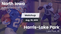 Matchup: North Iowa vs. Harris-Lake Park  2019