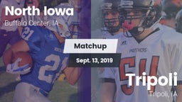 Matchup: North Iowa vs. Tripoli  2019