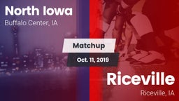 Matchup: North Iowa vs. Riceville  2019