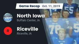 Recap: North Iowa  vs. Riceville  2019