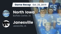 Recap: North Iowa  vs. Janesville  2019
