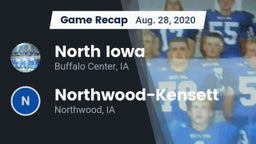Recap: North Iowa  vs. Northwood-Kensett  2020