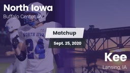 Matchup: North Iowa vs. Kee  2020