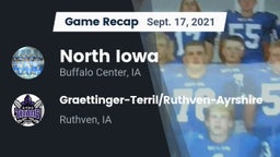Recap: North Iowa  vs. Graettinger-Terril/Ruthven-Ayrshire  2021