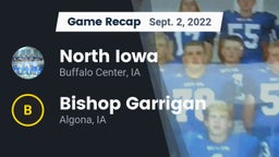 Recap: North Iowa  vs. Bishop Garrigan  2022