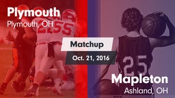 Matchup: Plymouth vs. Mapleton  2016
