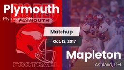 Matchup: Plymouth vs. Mapleton  2017
