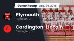 Recap: Plymouth  vs. Cardington-Lincoln  2018
