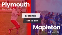 Matchup: Plymouth vs. Mapleton  2018