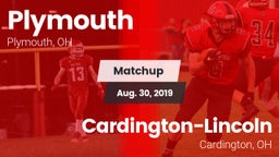 Matchup: Plymouth vs. Cardington-Lincoln  2019