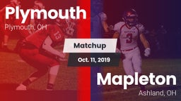 Matchup: Plymouth vs. Mapleton  2019