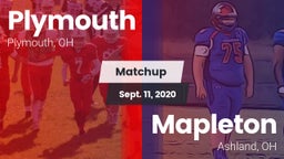 Matchup: Plymouth vs. Mapleton  2020
