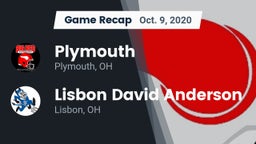 Recap: Plymouth  vs. Lisbon David Anderson  2020