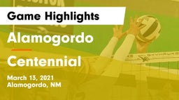 Alamogordo  vs Centennial  Game Highlights - March 13, 2021