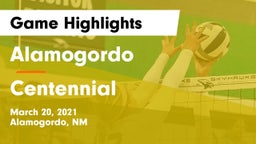 Alamogordo  vs Centennial  Game Highlights - March 20, 2021