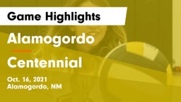 Alamogordo  vs Centennial  Game Highlights - Oct. 16, 2021