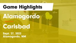 Alamogordo  vs Carlsbad  Game Highlights - Sept. 27, 2022
