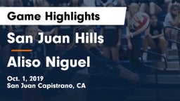 San Juan Hills  vs Aliso Niguel  Game Highlights - Oct. 1, 2019