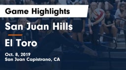 San Juan Hills  vs El Toro  Game Highlights - Oct. 8, 2019