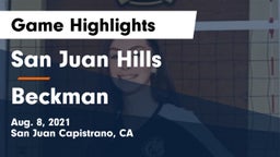 San Juan Hills  vs Beckman Game Highlights - Aug. 8, 2021