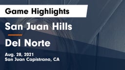 San Juan Hills  vs Del Norte Game Highlights - Aug. 28, 2021