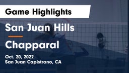 San Juan Hills  vs Chapparal Game Highlights - Oct. 20, 2022