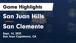 San Juan Hills  vs San Clemente  Game Highlights - Sept. 14, 2023