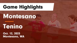 Montesano  vs Tenino  Game Highlights - Oct. 12, 2023