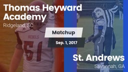 Matchup: Heyward Academy vs. St. Andrews  2017
