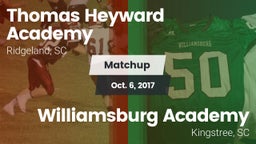 Matchup: Heyward Academy vs. Williamsburg Academy  2017