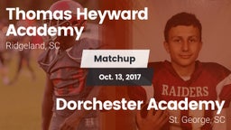Matchup: Heyward Academy vs. Dorchester Academy  2017