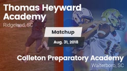 Matchup: Heyward Academy vs. Colleton Preparatory Academy 2018