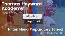 Matchup: Heyward Academy vs. Hilton Head Preparatory School 2018
