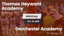 Matchup: Heyward Academy vs. Dorchester Academy  2018