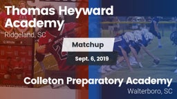 Matchup: Heyward Academy vs. Colleton Preparatory Academy 2019