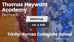 Matchup: Heyward Academy vs. Trinity-Byrnes Collegiate School 2019