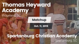 Matchup: Heyward Academy vs. Spartanburg Christian Academy  2019