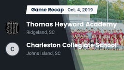 Recap: Thomas Heyward Academy  vs. Charleston Collegiate School 2019