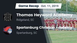 Recap: Thomas Heyward Academy  vs. Spartanburg Christian Academy  2019