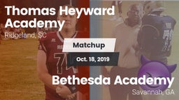 Matchup: Heyward Academy vs. Bethesda Academy 2019