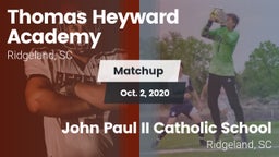 Matchup: Heyward Academy vs. John Paul II Catholic School 2020