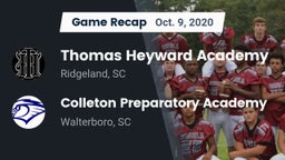 Recap: Thomas Heyward Academy  vs. Colleton Preparatory Academy 2020