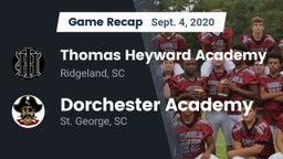Recap: Thomas Heyward Academy  vs. Dorchester Academy  2020